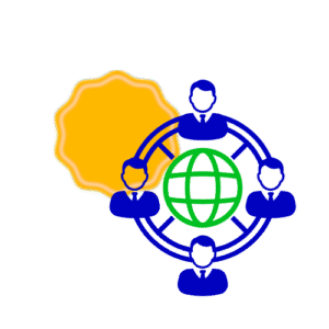 Take your business global - we take care of tech global logo